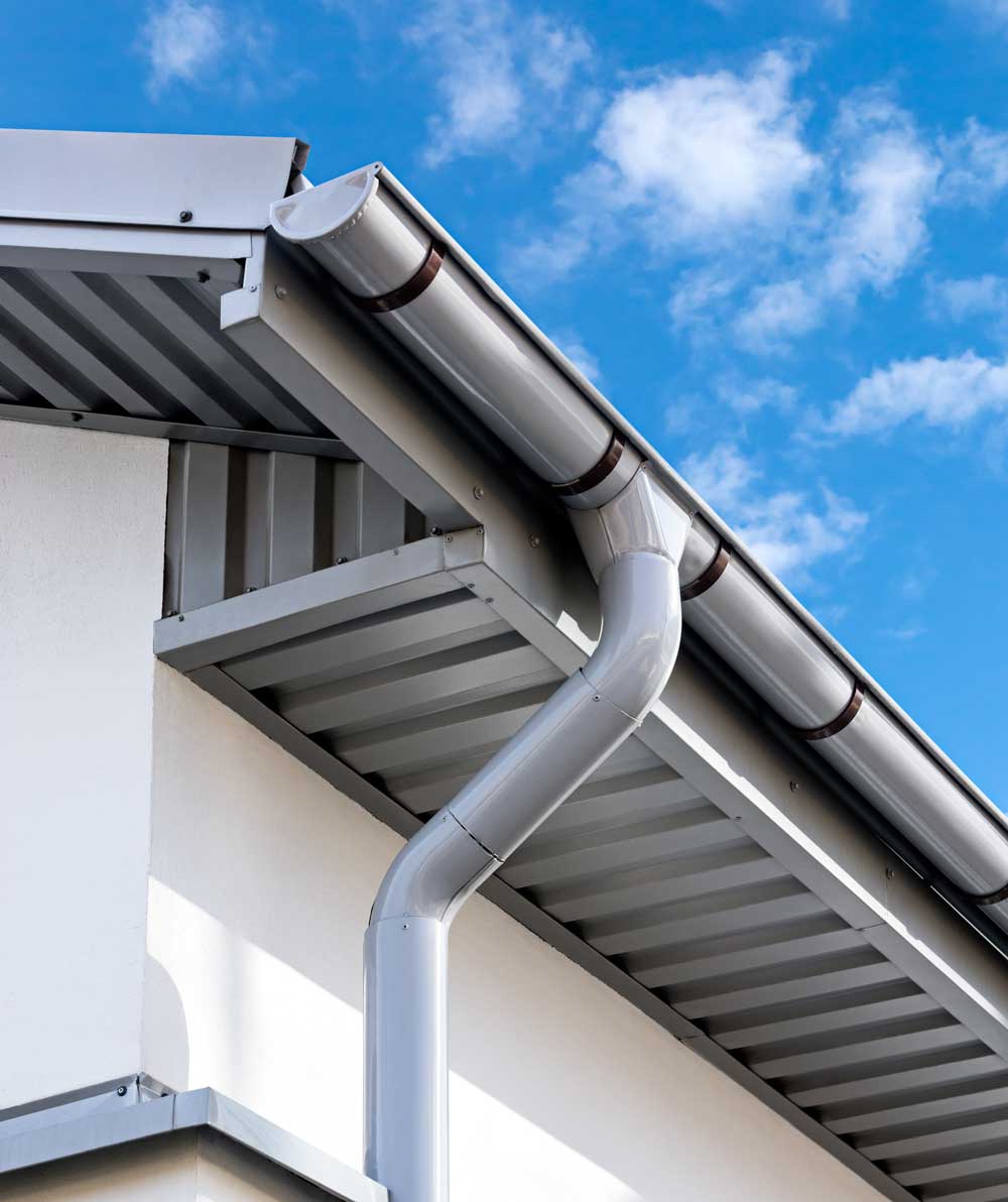 High quality seamless gutters installation