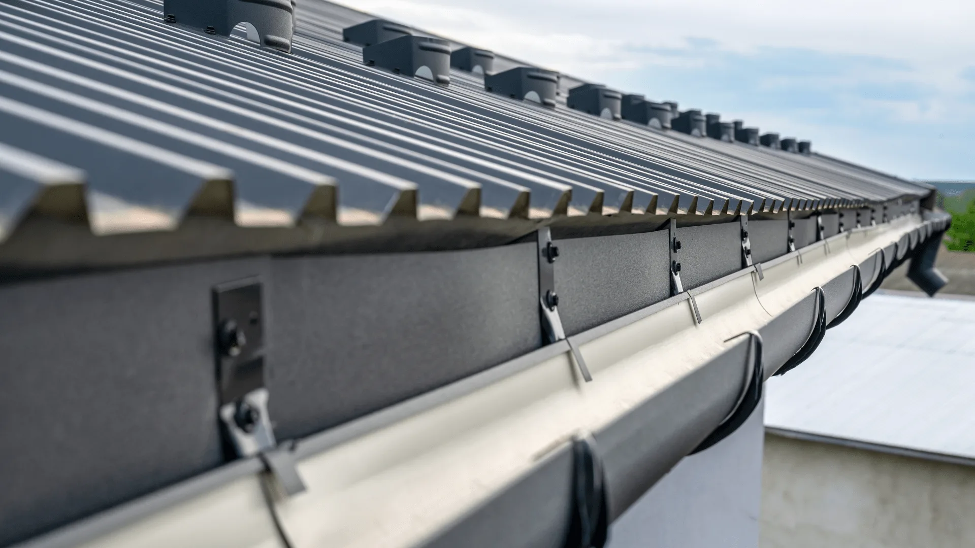 Gutter guard detail